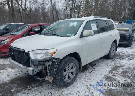2010 Toyota Highlander Base V6 z USA, uszkodzony, nr VIN JTEBK3EH8A2160289
